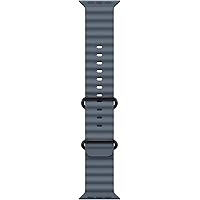 【美品・箱なし】純正49mmオーシャンバンド・ブラック（ナチュラルチタニウム）④ 49mmケース用ブラックオーシャンバンド - ナチュラルチタニウム